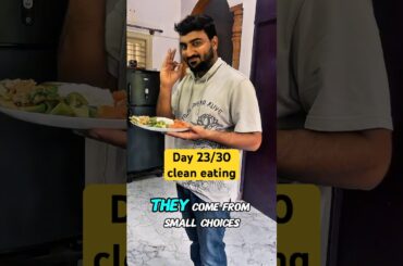 Day 22 Clean Eating Spinach Egg Omelette |  #food #cleaneating #diet #weightlossrecipes #lunch #fyp