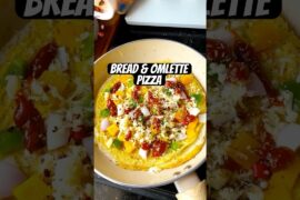 Bread Omlette Pizza #viral #healthy #recipe