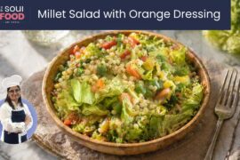 Orange dressing Healthy Millet Salad Recipe | Citrus Orange Dressing