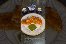 Crispy Aloo Sandwich in Ghee | Easy & Healthy Breakfast Shorts #foodshorts #recipe