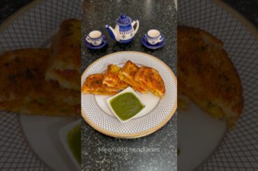 Crispy Aloo Sandwich in Ghee | Easy & Healthy Breakfast Shorts #foodshorts #recipe