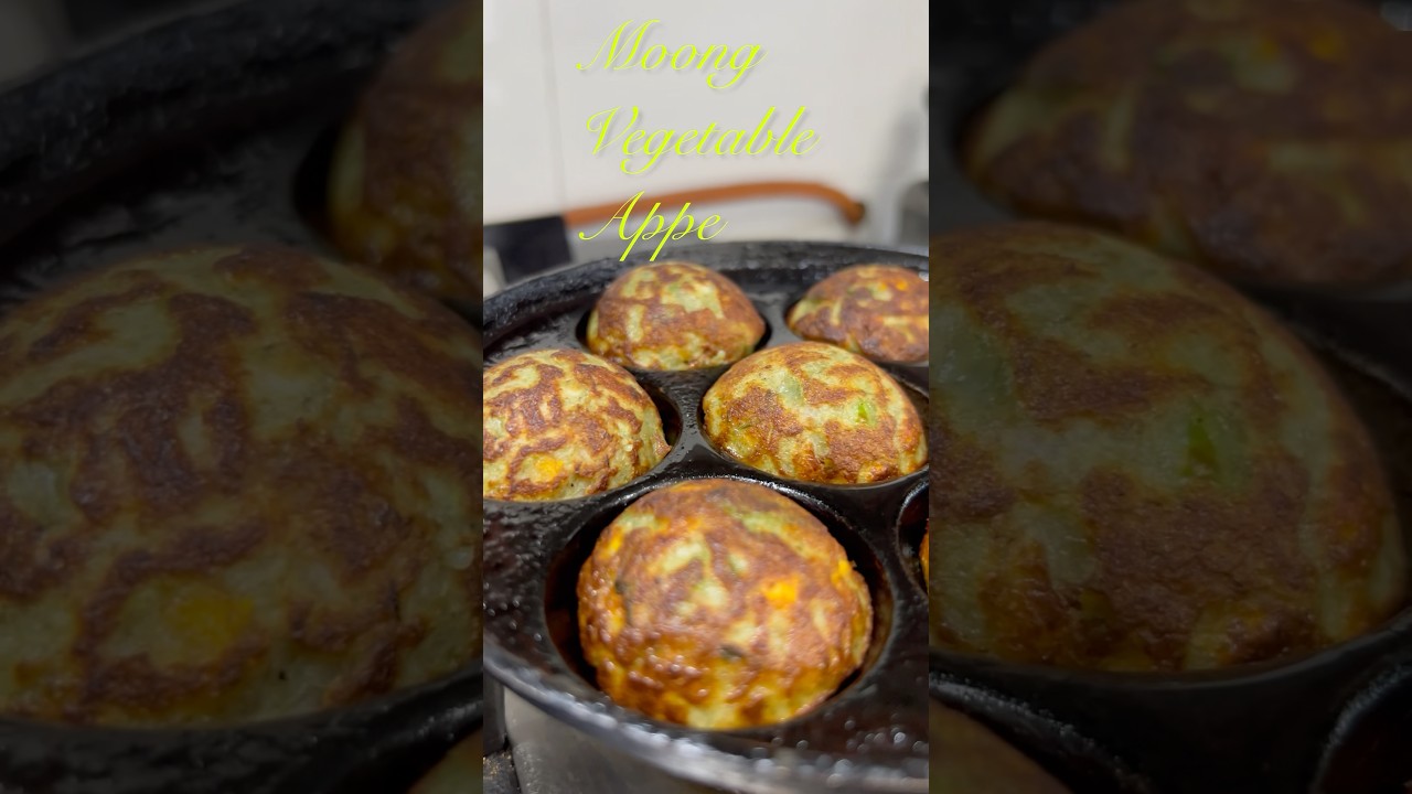 Healthy Moong Vegetable Appe #cooking #easyrecipe#MoongAppe #HealthyBreakfast #VegAppe #ProteinRich Healthy Moong Vegetable Appe #cooking #easyrecipe#MoongAppe #HealthyBreakfast #VegAppe #ProteinRich