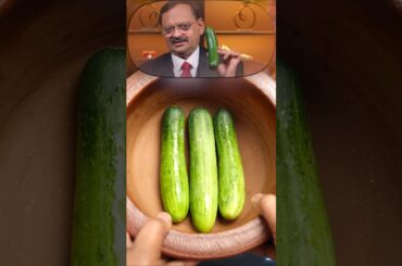 Subhash Heera Din Mein Jeera Raat ko Keeda | Benifits of Cucumber Salad #shorts #kheerasalad #viral
