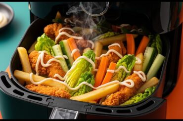 Air Fryer French Fries & Chicken Strips Never Looked This Good