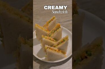 Creamy Summer Special Sandwich | No Cook Sandwich Recipe | Cheese Sandwich Recipe #sandwich #shorts