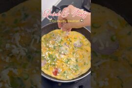 Healthy Egg Veg Omelette Recipe | Quick Breakfast in 5 Minutes #healthyanddesiflavour  #ytshorts