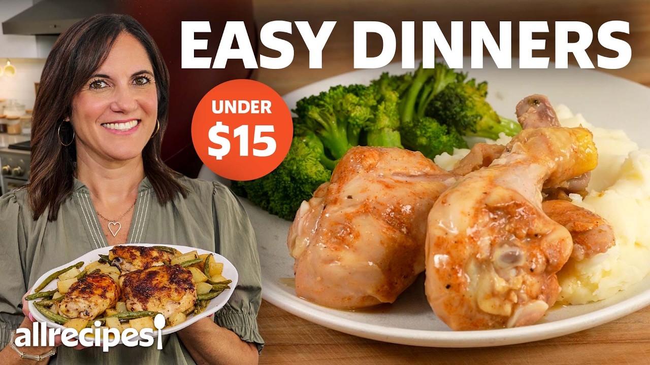 5 Easy Chicken Dinners for Less Than $15 | Allrecipes 5 Easy Chicken Dinners for Less Than $15 | Allrecipes
