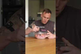 Low calorie | high protein | fat loss strawberry mousse | 70kcal | 10g protein