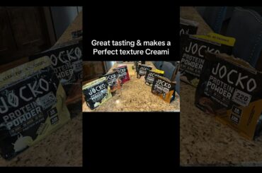 Want delicious Low calorie high protein treats?  Ninja Creami recipes coming #creami #jockoprotein