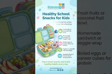 Healthy School Snacks for Kids | Nutritious Lunchbox Ideas for Children