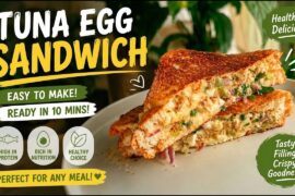 Healthy Tuna Egg Sandwich Recipe | Easy High Protein Breakfast
