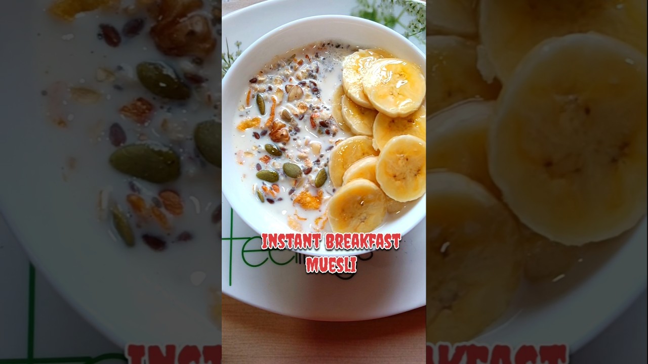 Easy Breakfast Muesli for Kids & Adults #shorts #food #healthy Easy Breakfast Muesli for Kids & Adults #shorts #food #healthy