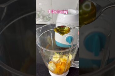 Papaya Ginger Almond Milk Smoothie #immunityboost #gingerbenefits#healthyrecipes
