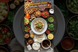 10 Min Crispy Makhana Chaat | Healthy Evening Snack | Weight Loss Makhana Chaat #ytshorts #makhana