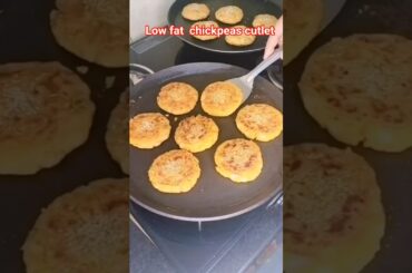 Healthy Chickpea Cutlets Recipe | High Protein & Low Fat #trending #shorts #weightloss #reels #yt