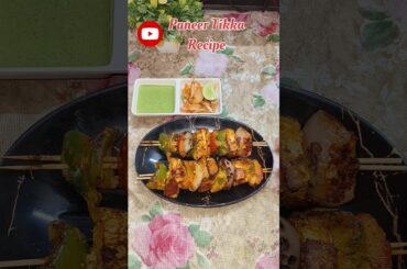 Easy & Delicious Paneer Tikka Recipe #paneer #paneertikka #paneerrecipe #tikkarecipe #healthy #short