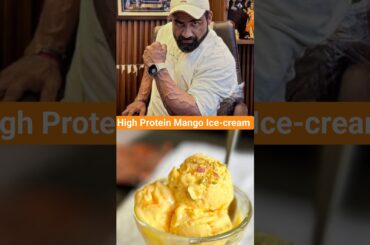 High Protein Healthy Mango Ice cream Recipe By Nitesh Soni #niteshsoni #mangoicecream #icecream