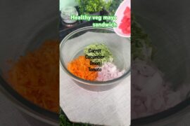 Healthy veg sandwich | healthy breakfast #ytshorts #ytshortsindia #sandwich #easyrecipe