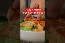 Juicy Chicken for Caesar Salad #chickenrecipe #chickencaesar #easycooking #healthyrecipes#foodshorts