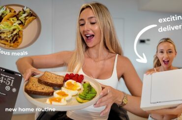 4am REALISTIC what I eat in a day vlog: healthy recipes, high protein, productive routine
