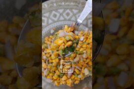 Sweet Corn Chaat | Sweet Corn Salad #sweetcorn #corn #chaat #snacks #sweet #healthy #cooking #shorts