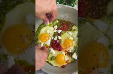 Pesto Calabrian Chili Eggs over sourdough toastHere’s a perfect, healthy protein,