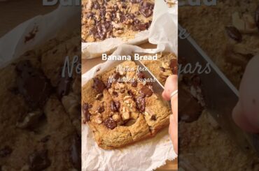 Moist healthier banana bread #glutenfree