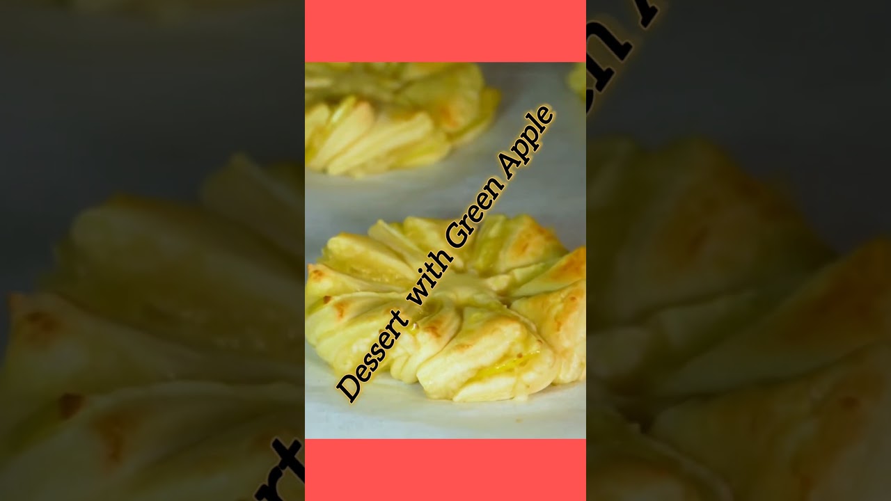 Dessert with Green Apple #recipe #food #baking Dessert with Green Apple #recipe #food #baking