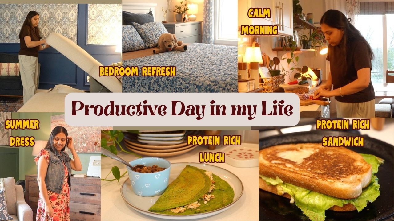Joy of Homemaking – Protein rich Meal I Summer Dress shopping I Bedroom refresh I Calm vlog Joy of Homemaking - Protein rich Meal I Summer Dress shopping I Bedroom refresh I Calm vlog