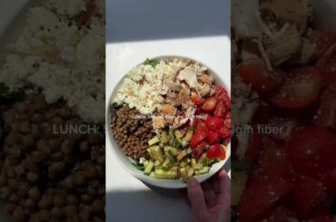 1600 Calorie Meal Plan (115gm+ protein, almost 40gm fiber)
