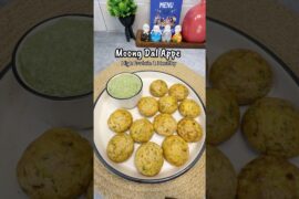 Weight Loss Healthy Moong Dal Appe | High Protein Breakfast Recipe #dinewithshweta #shorts