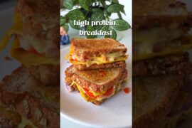 High Protein Egg Sandwich Recipe | Healthy Breakfast for Weight Loss & Muscle Gain #shorts