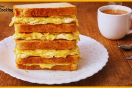 Crispy Bread Omelette Recipe | 5 Minutes Healthy Breakfast | Easy Egg Sandwich