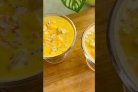 Mango sago drink #youtubeshorts #food #recipe #cooking #summerdrink #easyrecipe #mango #healthy