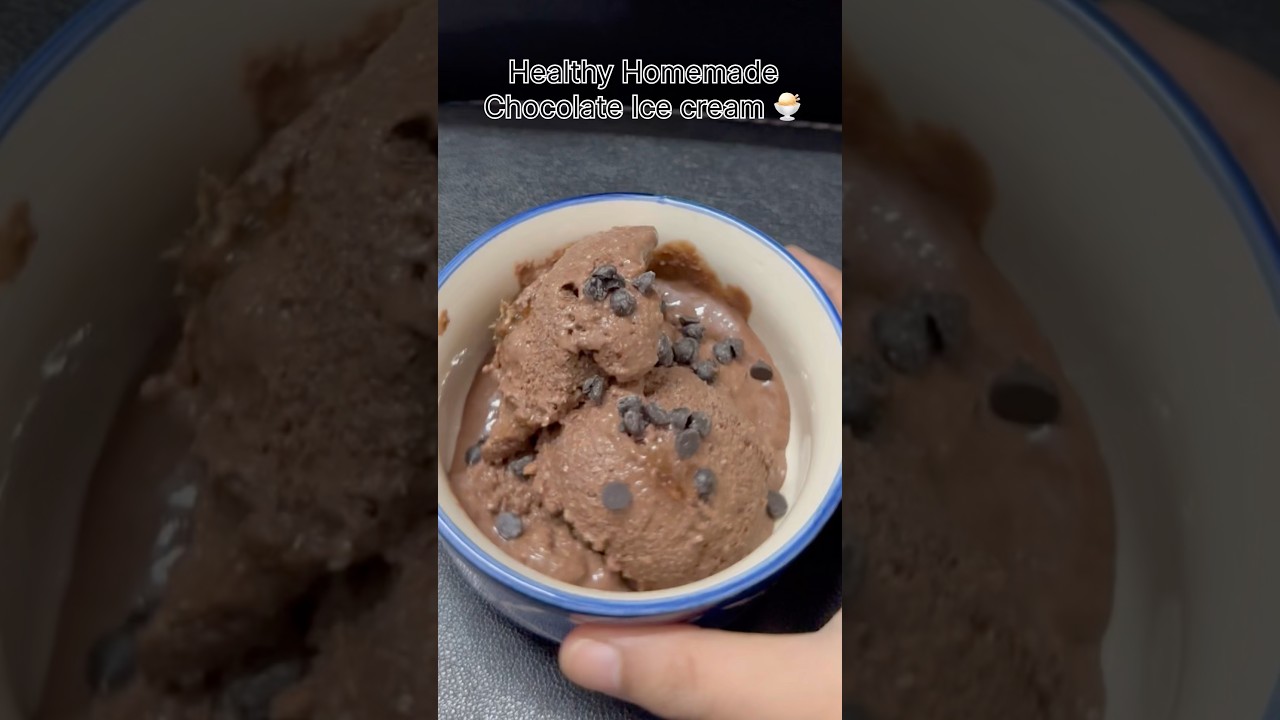 Healthy Chocolate Ice cream Recipe | No Sugar No cream Chocolate Ice cream recipe #icecream #shorts Healthy Chocolate Ice cream Recipe | No Sugar No cream Chocolate Ice cream recipe #icecream #shorts