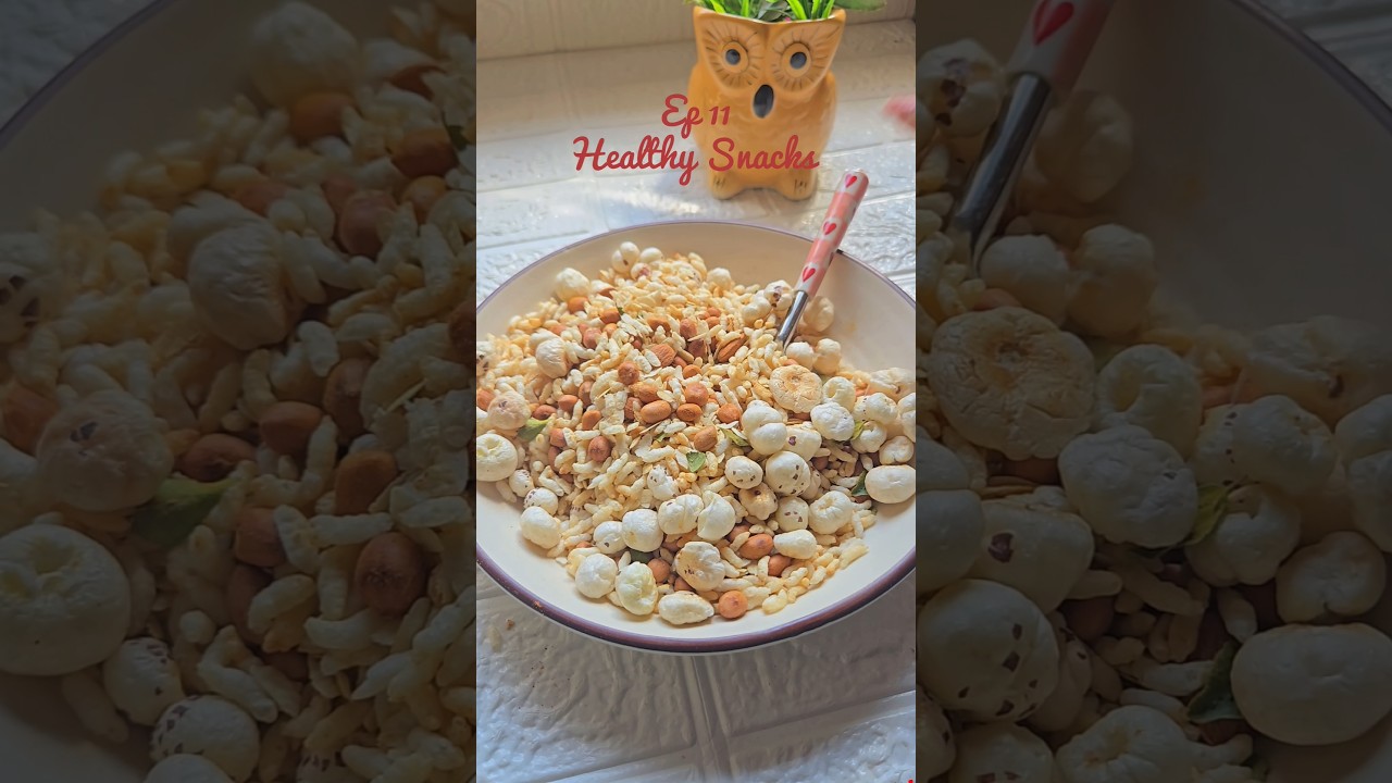Crunchy Healthy Snack for Weight Loss | No Fry Evening Snack | Easy Diet Recipe Crunchy Healthy Snack for Weight Loss | No Fry Evening Snack | Easy Diet Recipe