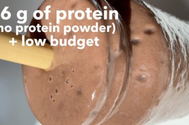 High-Protein Smoothie without protein powder + low budget (Made with LENTILS!)