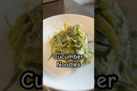 The most refreshing noodles EVER! #diet #cucumber #healthyrecipes #weightloss #recipe