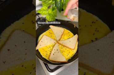 5-Minute Quick Breakfast #breakfastideas #sandwich #asmr #easyrecipes #breakfast