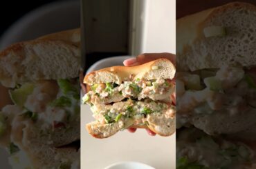 Smoked Lox Breakfast Sandwich #youtubeshorts #foodshorts #breakfastsandwich #healthybreakfast