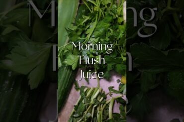 My Morning Flush Juice for Healthy Skin, Weight Loss, Bloat & Gut Health #skincare