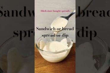 Home made spread, easy tasty healthy #shorts