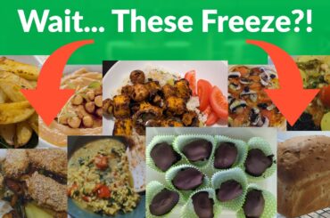 I Filled my New Freezer with 30 VEGAN Foods (some will Surprise You!)