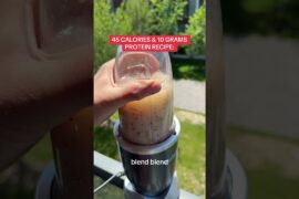 Low calorie, high protein juice recipe for gym gains #highprotein #lowcalorie #healthyrecipes
