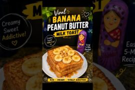 Healthy Banana Peanut Toast | Viral Recipe #recipe #shortsfeed #cooking #youtubeshorts