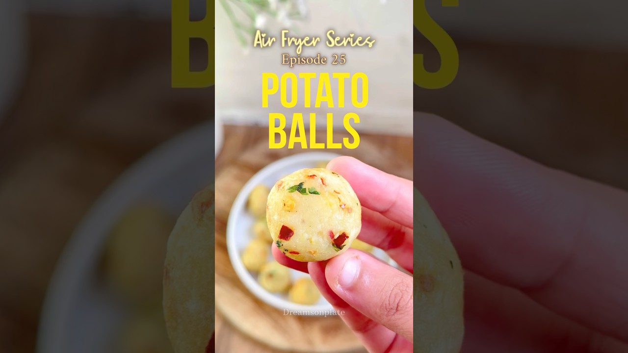 Potato Balls | Airfryer Series | Easy Potato Recipe | Potato snacks | Easy healthy snacks #potato Potato Balls | Airfryer Series | Easy Potato Recipe | Potato snacks | Easy healthy snacks #potato