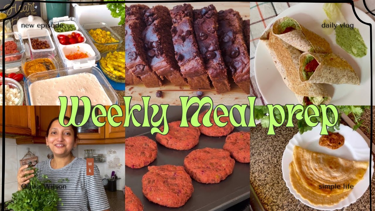 My Weekly Healthy Meal prep Routine – Save Time in the Kitchen | Dosa Recipe | Vegetarian Meal ideas My Weekly Healthy Meal prep Routine - Save Time in the Kitchen | Dosa Recipe | Vegetarian Meal ideas