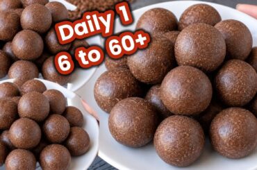 Forget Supplements! 1 Laddu Big Benefits Healthy Laddu Recipe / Calcium Booster / Energy Ball / ladu