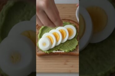 The Easiest Healthy Snack You Can Make In Minute #shorts #food #sandwich #health #diet #foodie #art