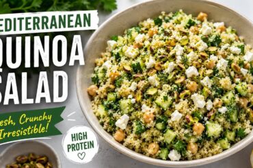 Fresh & Crunchy Quinoa Salad That Tastes Like Summer